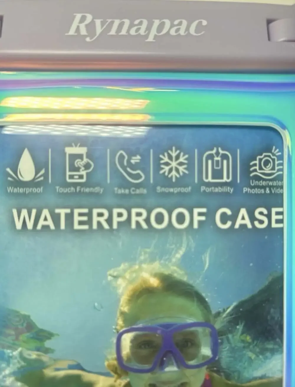 Waterproof Phone Pouch Floating, IPX8 Underwater Cellphone Holder With Lanyard